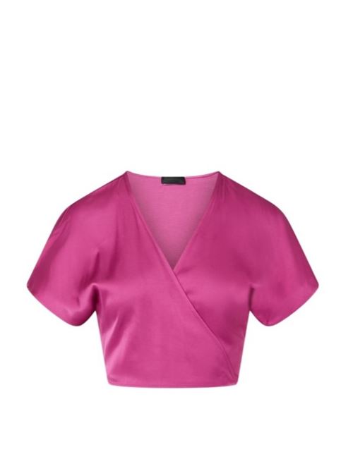 Top incrociato in raso Liu Jo | CA6306T522A.P9632